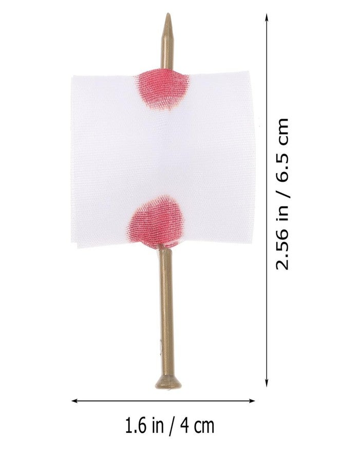 HOOTNEE Halloween Prank Nail Through Finger Toys 6 Pcs Realistic Fake Nails Bloody Props for April Fool S Day Cosplay Party Gag - Image 2